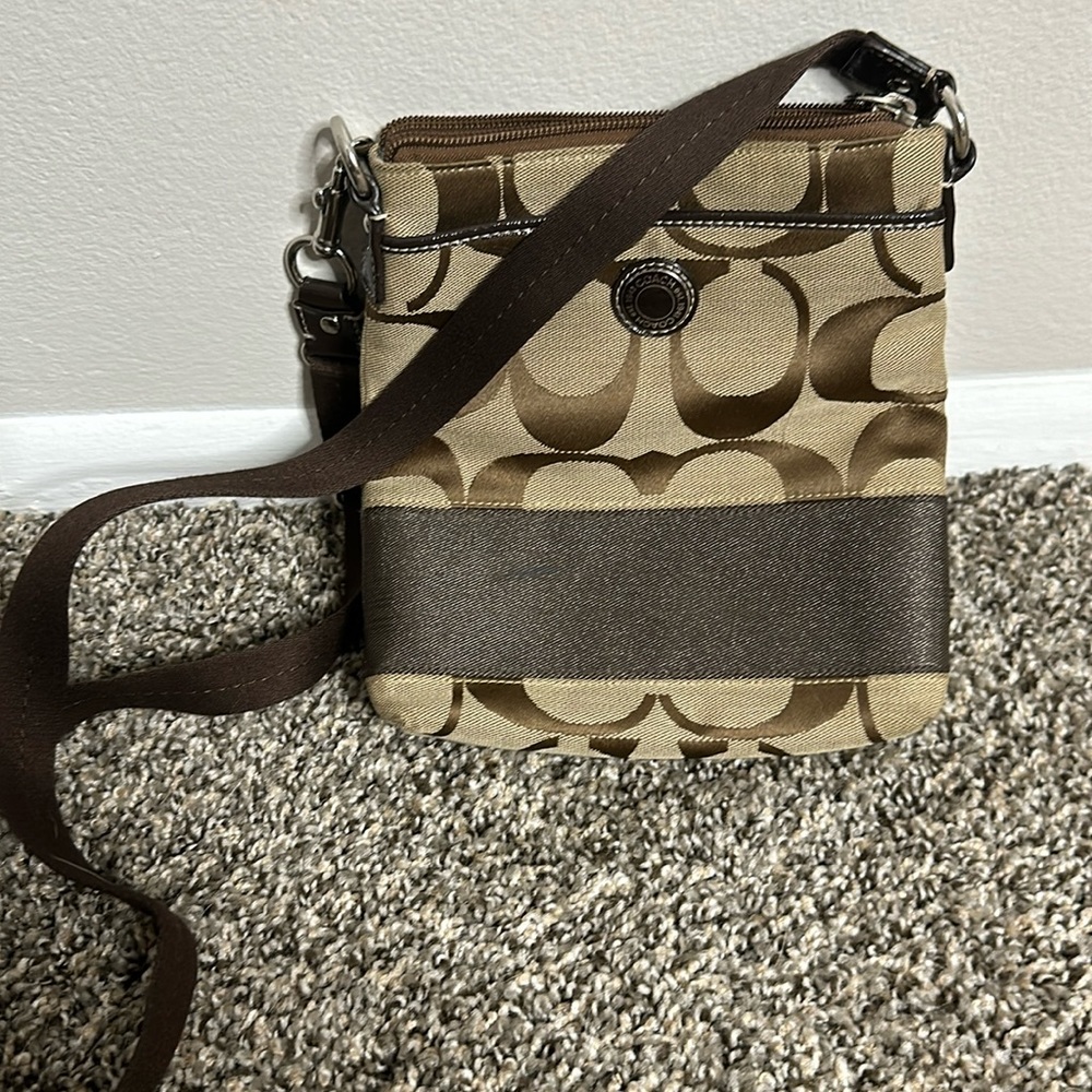 Coach crossbody bag in brown